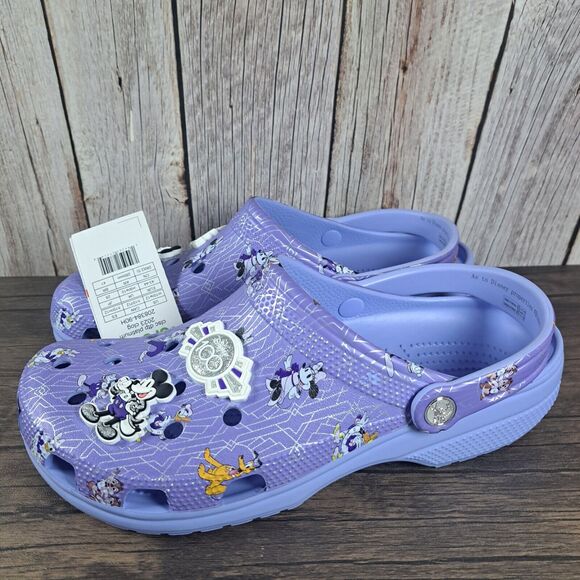 CROCS Shoes - Crocs Disney 100 Years Of Wonders Platinum Edition Purple Mens 10 Women's 12 NWT